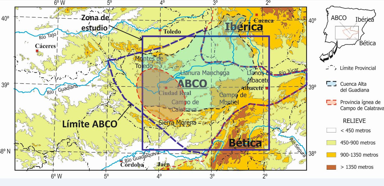 MODELO GEOLÓGICO EXPLICATIVO DE LA GÉNESIS DEL VOLCANISMO RECIENTE DEL  CAMPO DE CALATRAVA Y DE LA RESERVA DE LA BIOSFERA DE LA MANCHA HÚMEDA